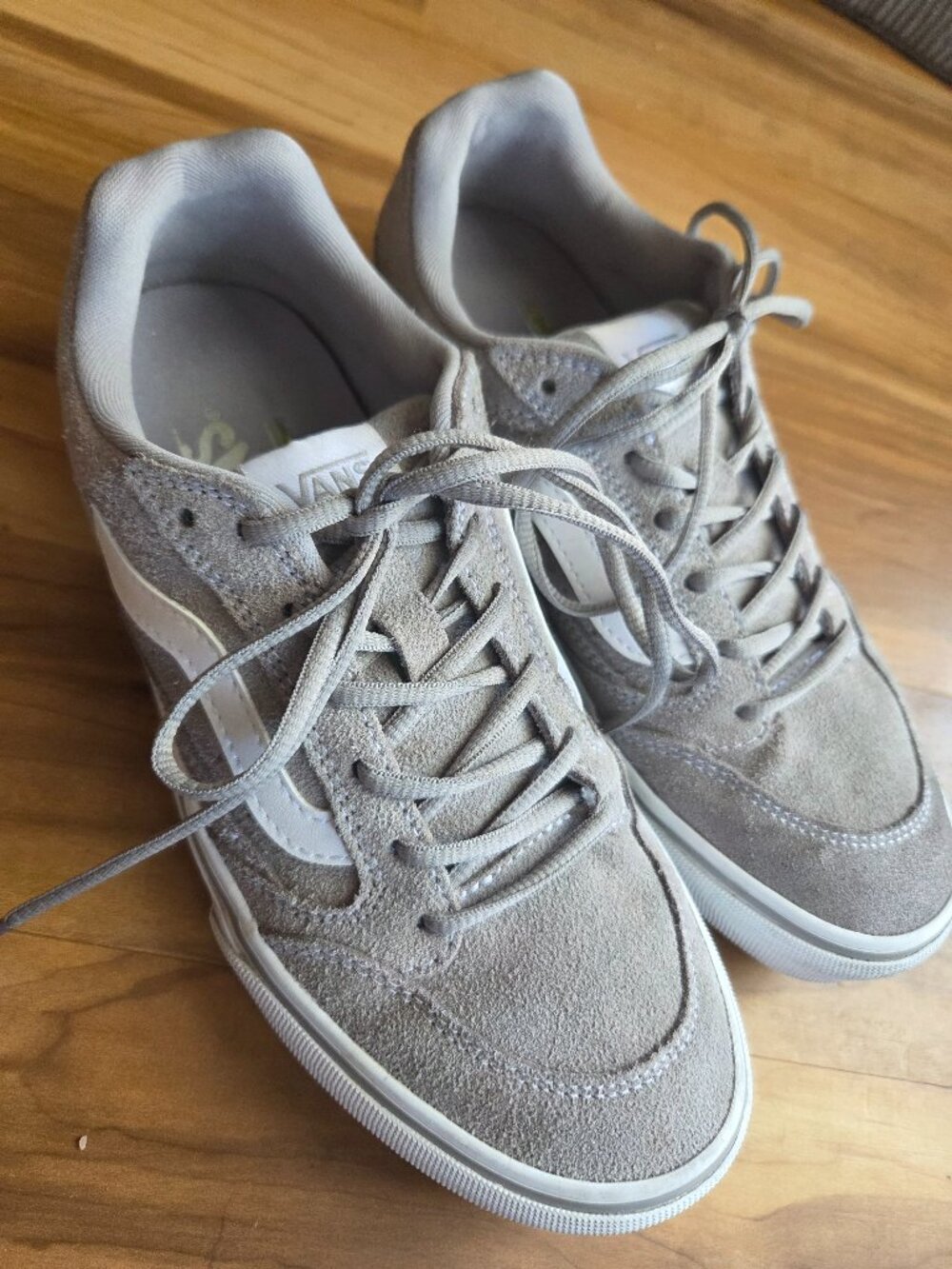 Vans Off the Wall Lace Up Deluxe Comfort Women's Gray Sneakers Size 7.5